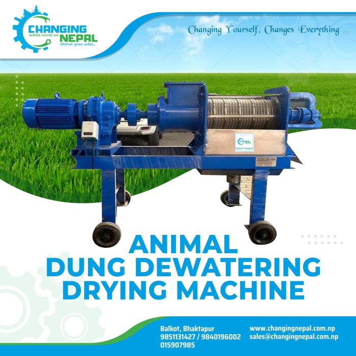 Dung Dryer machine
